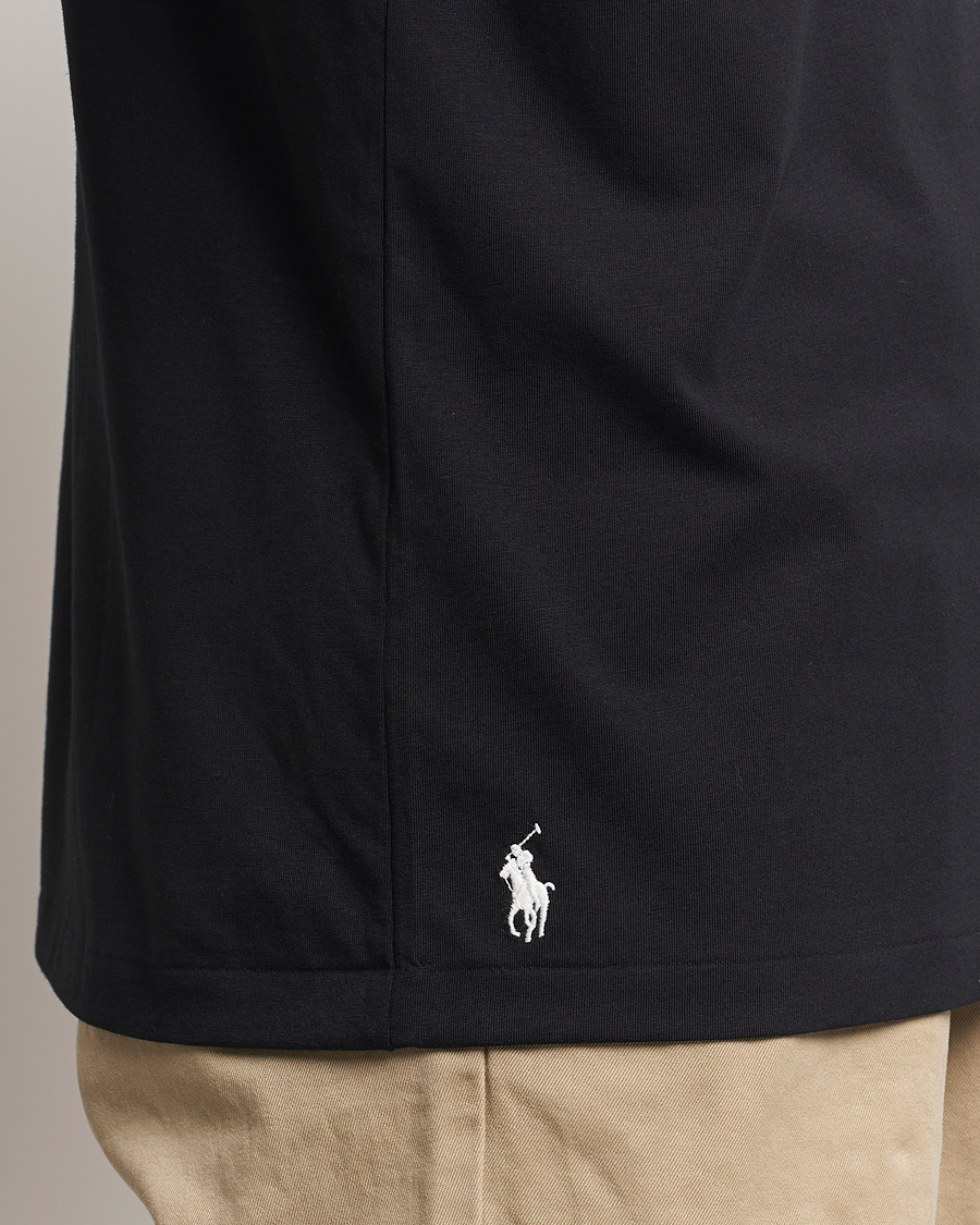 Herre | T-Shirts | Polo Ralph Lauren | RL Varsity Tee Polo Black