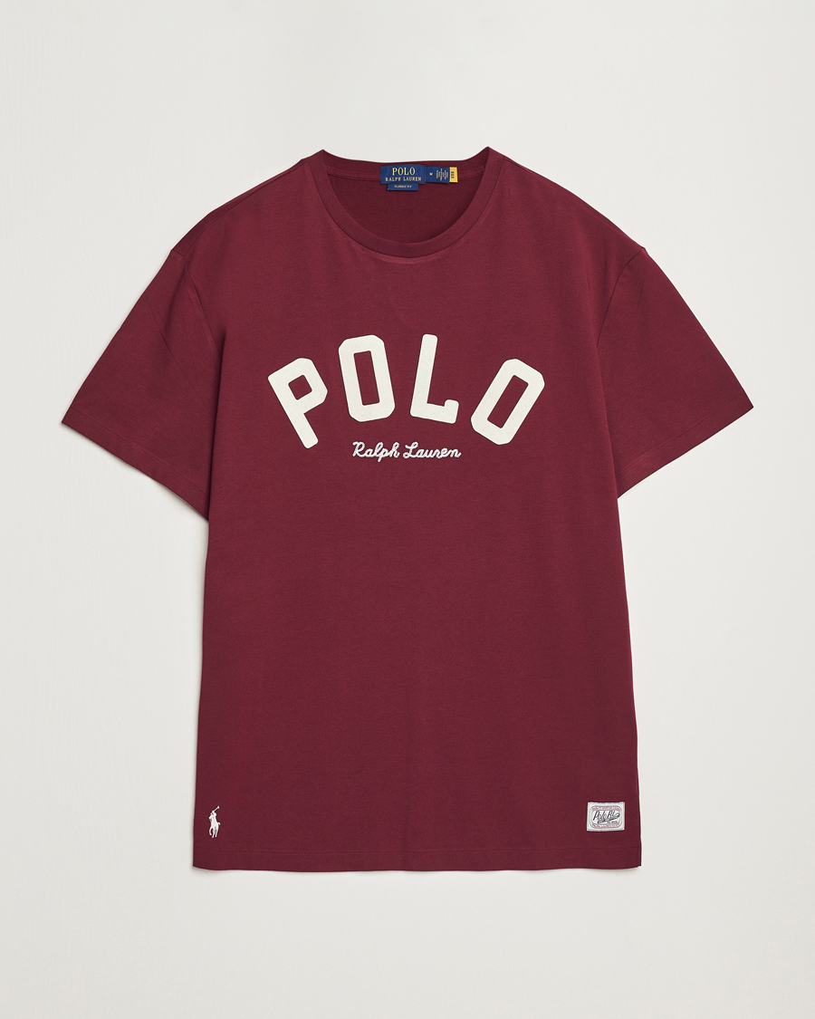 Herre | T-Shirts | Polo Ralph Lauren | RL Varsity Tee Classic Wine