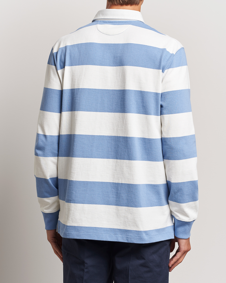 Herre | Gensere | Polo Ralph Lauren | Striped Rugby Varsity Bear Campus Blue/White