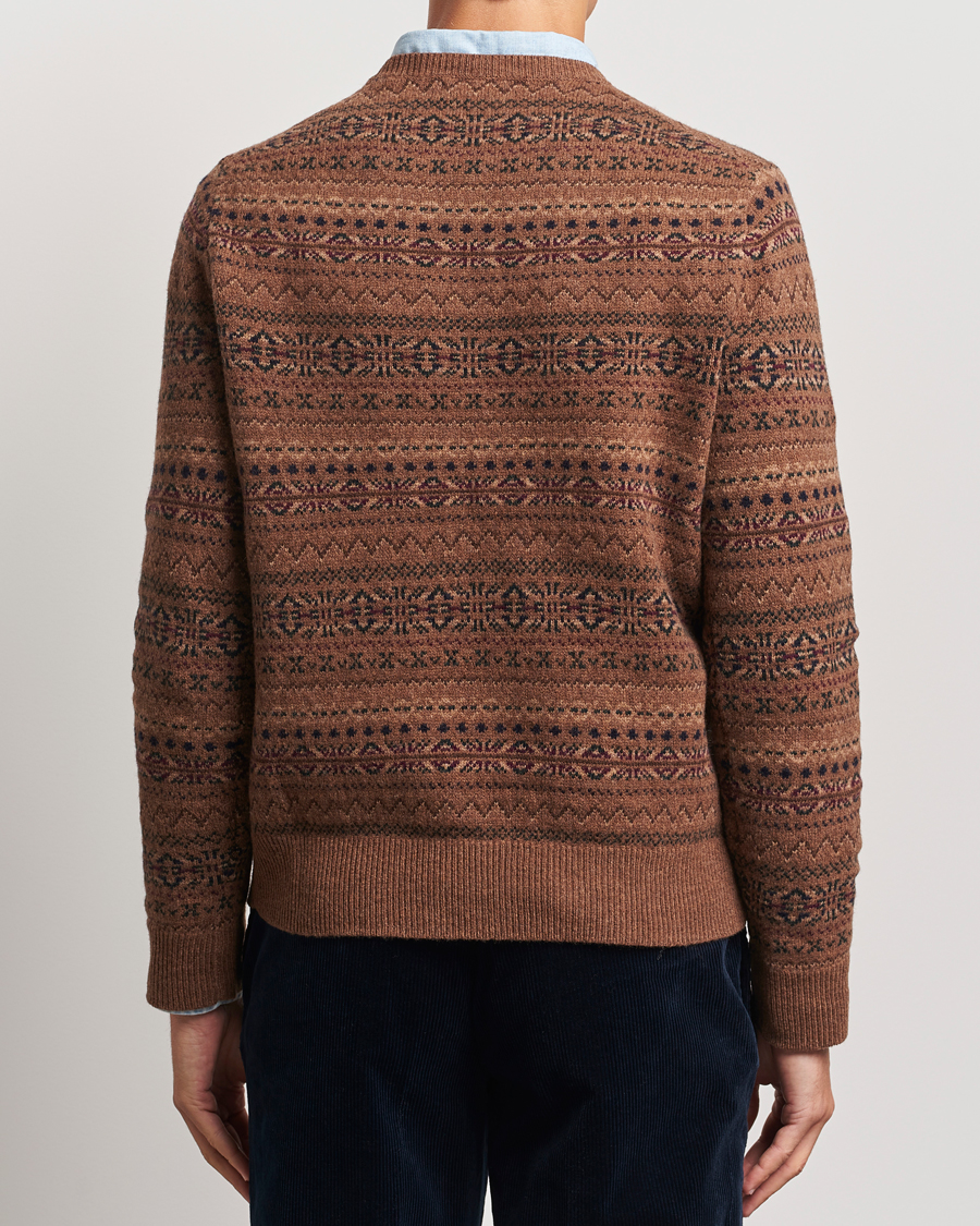 Herre | Gensere | Polo Ralph Lauren | Wool Fairisle Sweater Camel Combo