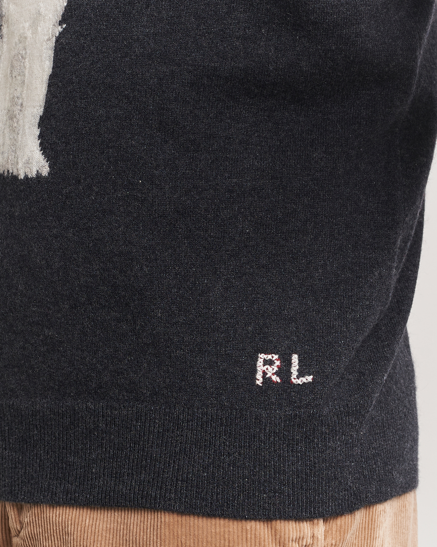 Herre | Gensere | Polo Ralph Lauren | Holiday Dog Cashmere Sweater Dark Granite Heather