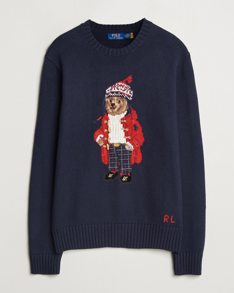 Herre | Gensere | Polo Ralph Lauren | Holiday Bear Sweater RL Navy