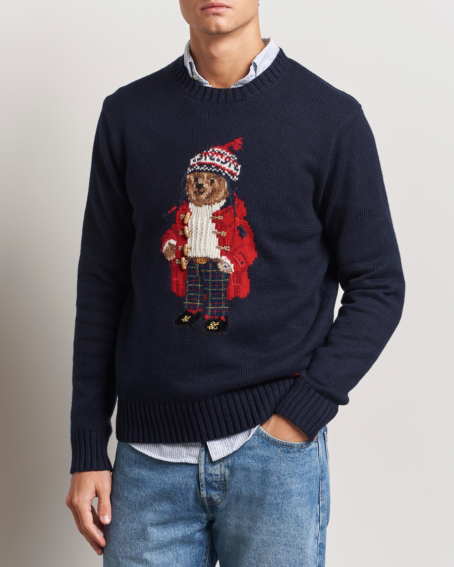 Herre | Gensere | Polo Ralph Lauren | Holiday Bear Sweater RL Navy