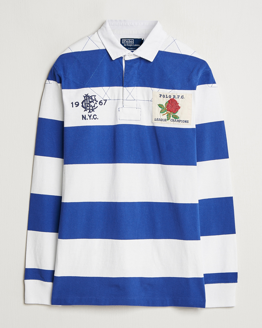Herre | Gensere | Polo Ralph Lauren | Rugby Patch Deckwash White/Active Blue