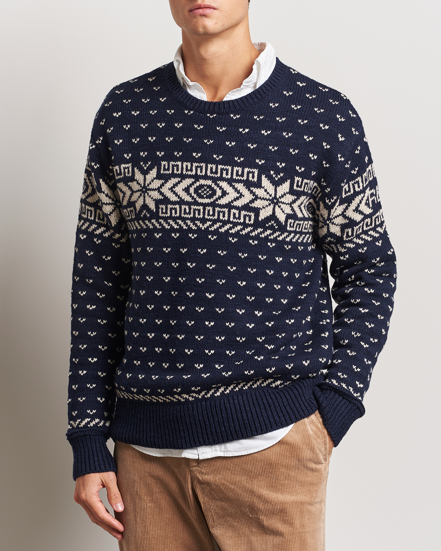 Herre | Gensere | Polo Ralph Lauren | Cotton/Cashmere Crew Neck Navy Combo