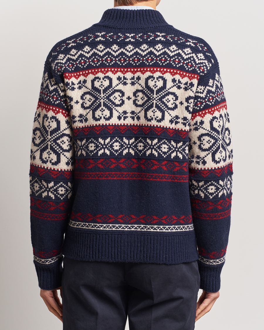 Herre | Gensere | Polo Ralph Lauren | Wool Blend Cardigan Navy Combo