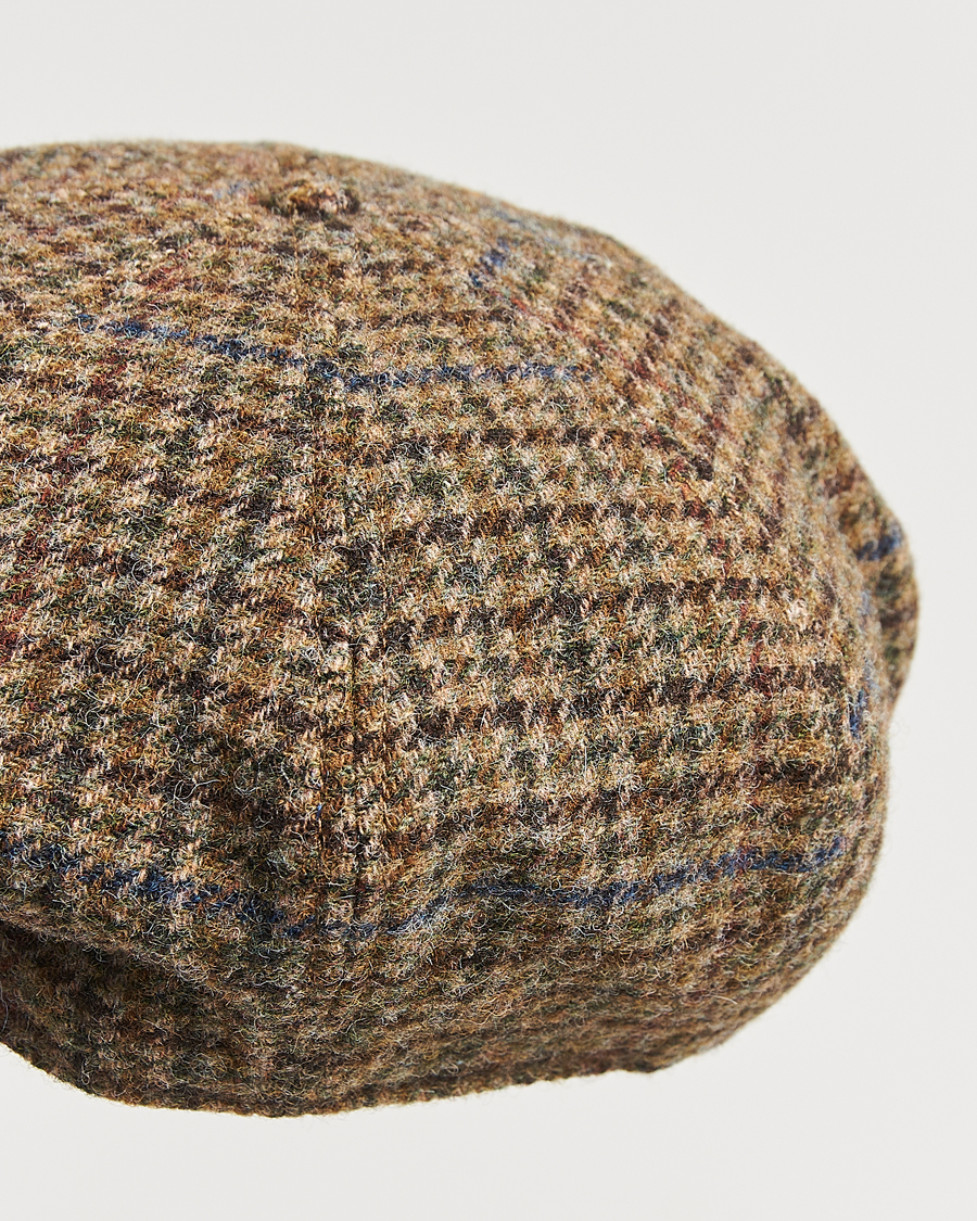 Herre | Polo Ralph Lauren Newsboy Herringbone Cap Sage/Tan | Polo Ralph Lauren | Newsboy Herringbone Cap Sage/Tan