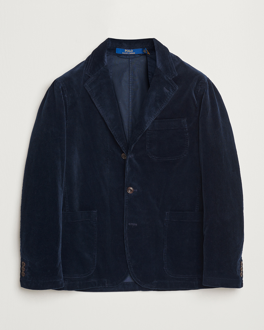 Herre | Dressjakker | Polo Ralph Lauren | Corduroy Stretch Blazer Aviator Navy