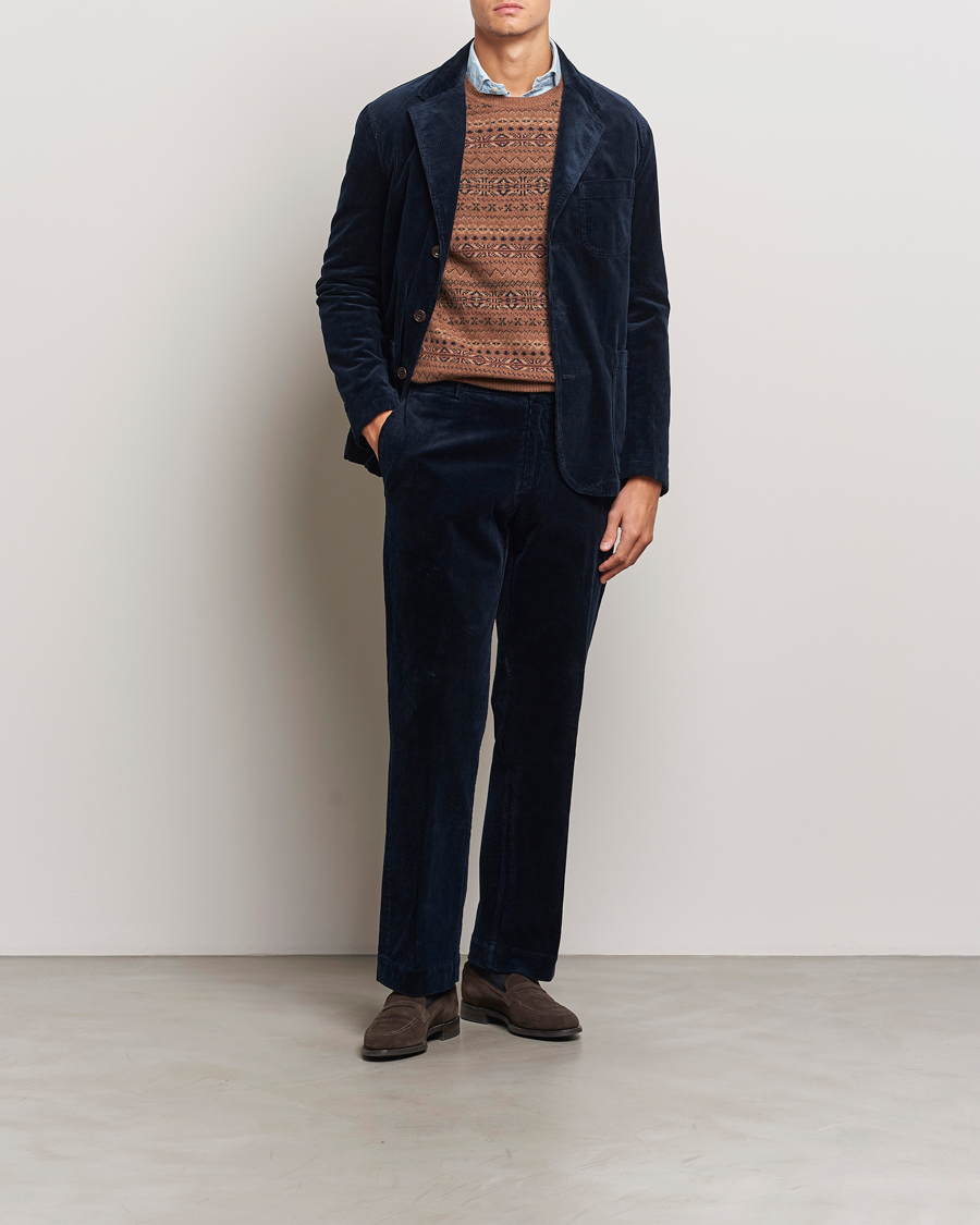 Herre | Dressjakker | Polo Ralph Lauren | Corduroy Stretch Blazer Aviator Navy