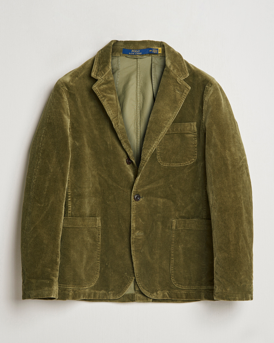 Herre | Dressjakker | Polo Ralph Lauren | Corduroy Stretch Blazer Country Olive