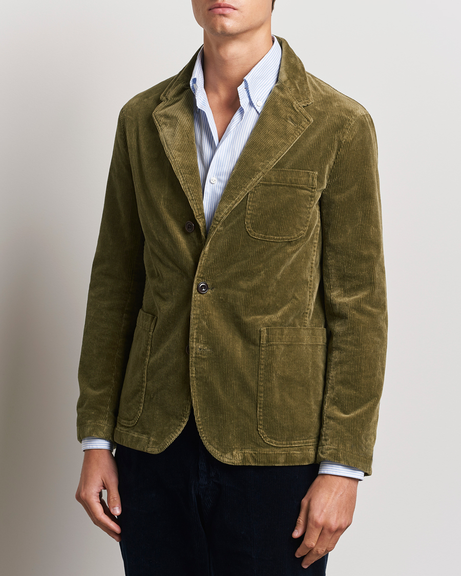 Herre | Dressjakker | Polo Ralph Lauren | Corduroy Stretch Blazer Country Olive