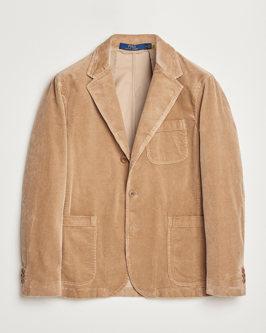 Herre | Dressjakker | Polo Ralph Lauren | Corduroy Stretch Blazer Hazelnut