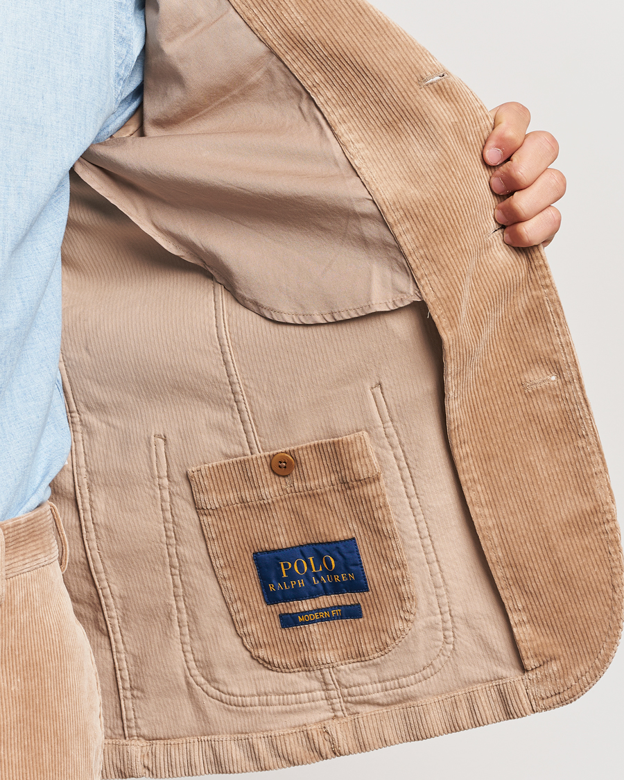 Herre | Dressjakker | Polo Ralph Lauren | Corduroy Stretch Blazer Hazelnut