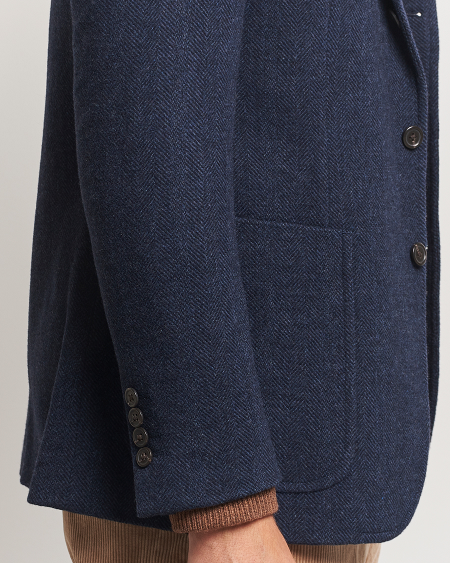 Herre | Dressjakker | Polo Ralph Lauren | Broken Herringbone Sportcoat Navy Multi