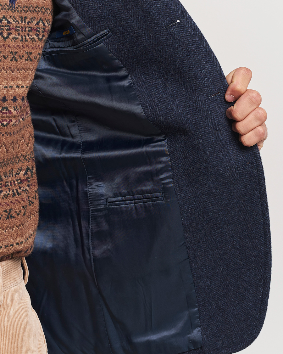 Herre | Dressjakker | Polo Ralph Lauren | Broken Herringbone Sportcoat Navy Multi