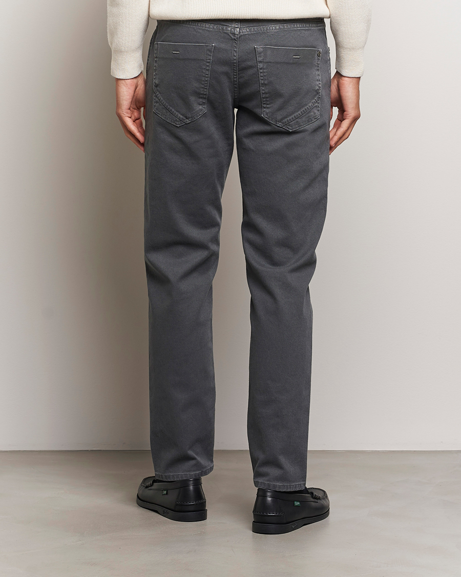 Herre | Bukser | Incotex | 5-Pocket Bull Denim Pants Dark Grey