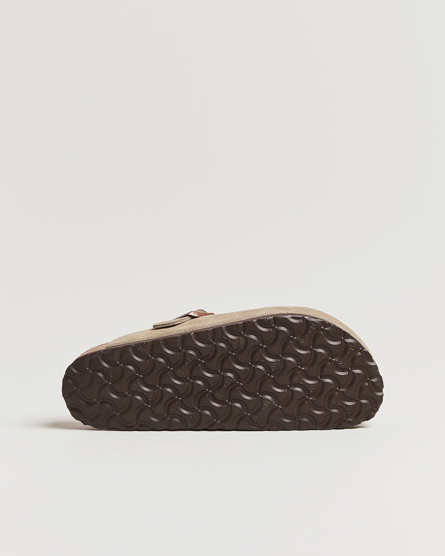 Herre | Sandaler og tøfler | BIRKENSTOCK | Woman Boston Soft Footbed Taupe Suede