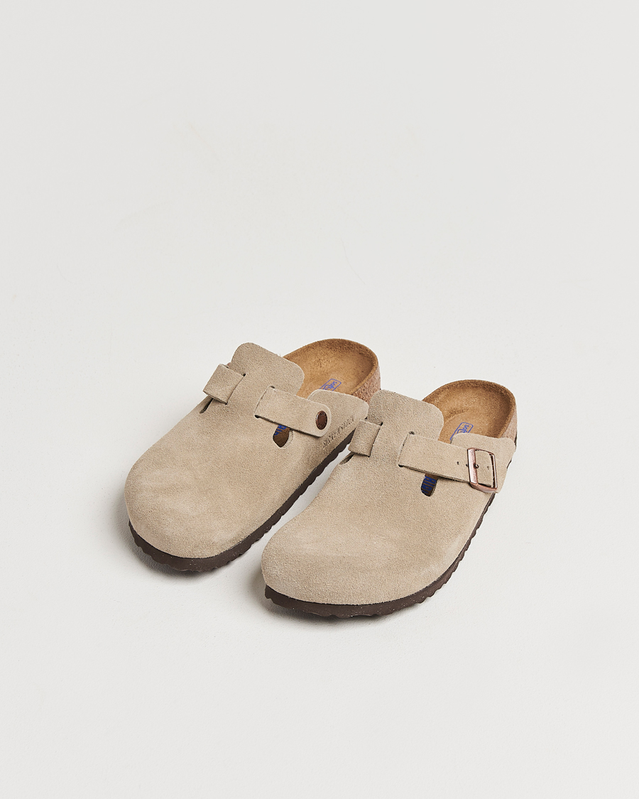 Herre | Sandaler og tøfler | BIRKENSTOCK | Woman Boston Soft Footbed Taupe Suede