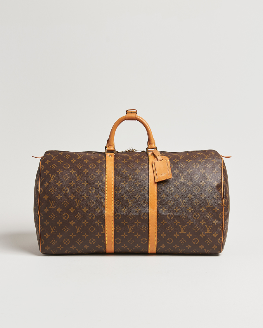 Herre | Louis Vuitton Pre-Owned Keepall 55 Bag Monogram | Louis Vuitton Pre-Owned | Keepall 55 Bag Monogram