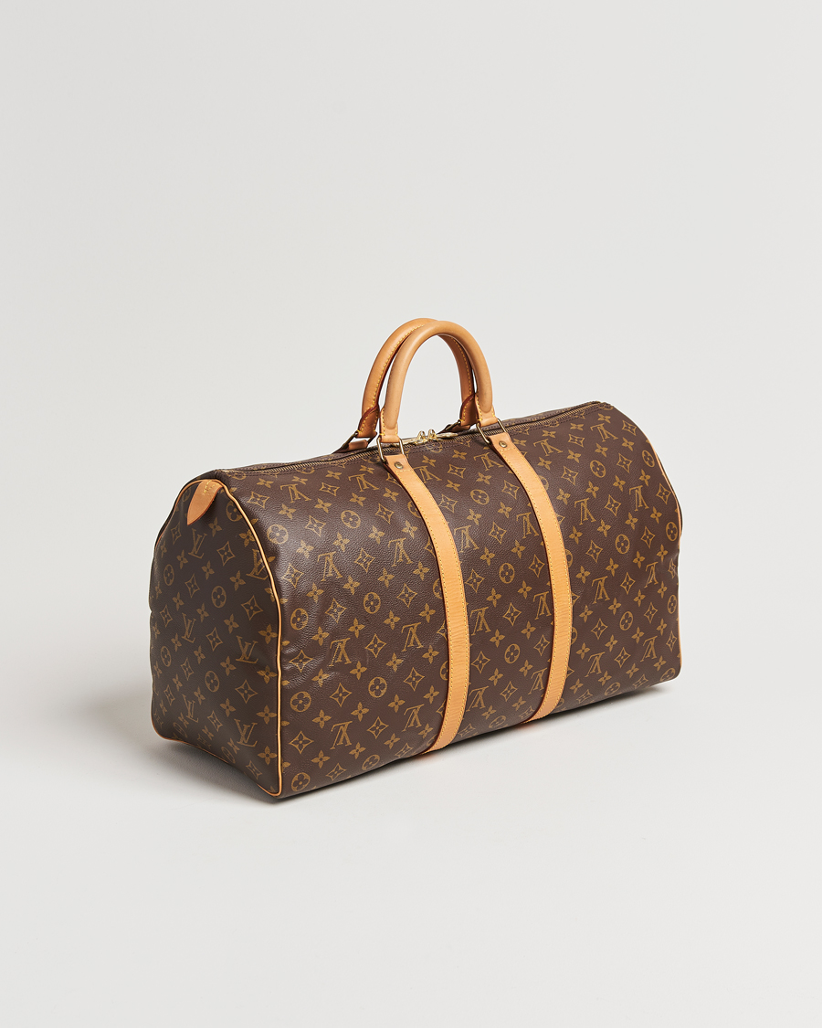 Herre | Louis Vuitton Pre-Owned Keepall 50 Bag Monogram | Louis Vuitton Pre-Owned | Keepall 50 Bag Monogram