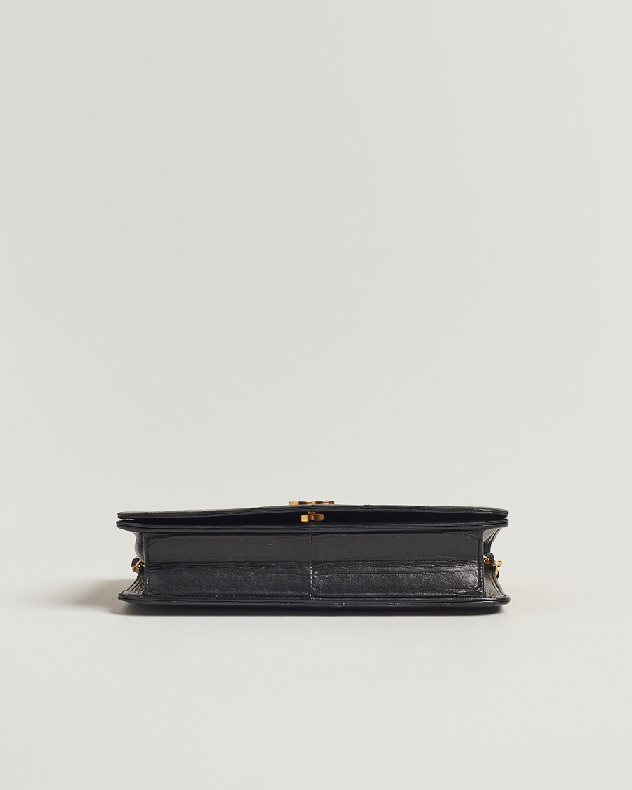 Herre | Chanel Pre-Owned Single Full Flap Bag Black Lambskin | Chanel Pre-Owned | Single Full Flap Bag Black Lambskin