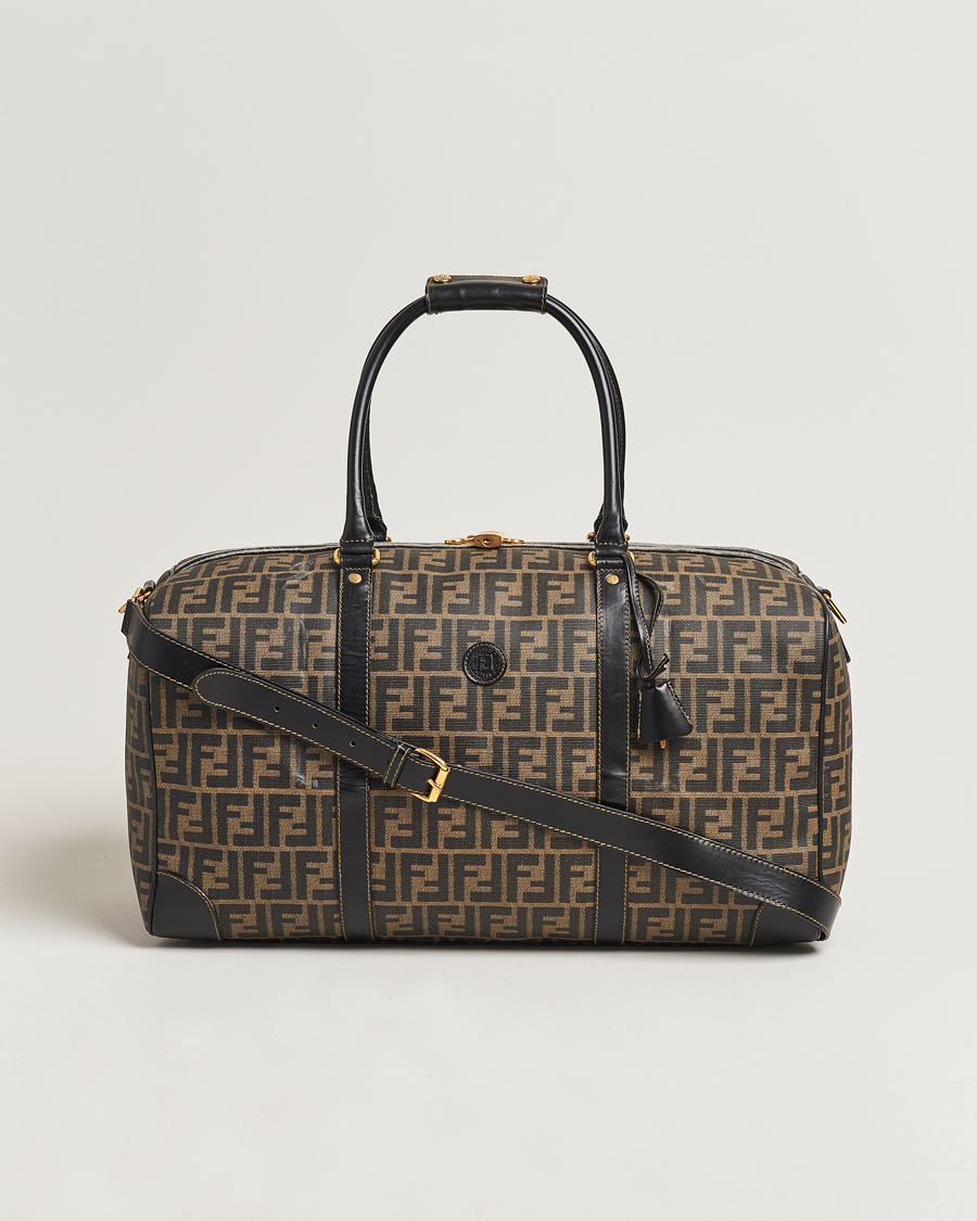 Herre | Fendi Pre-Owned Boston Duffle Bag Zucca Pattern | Fendi Pre-Owned | Boston Duffle Bag Zucca Pattern