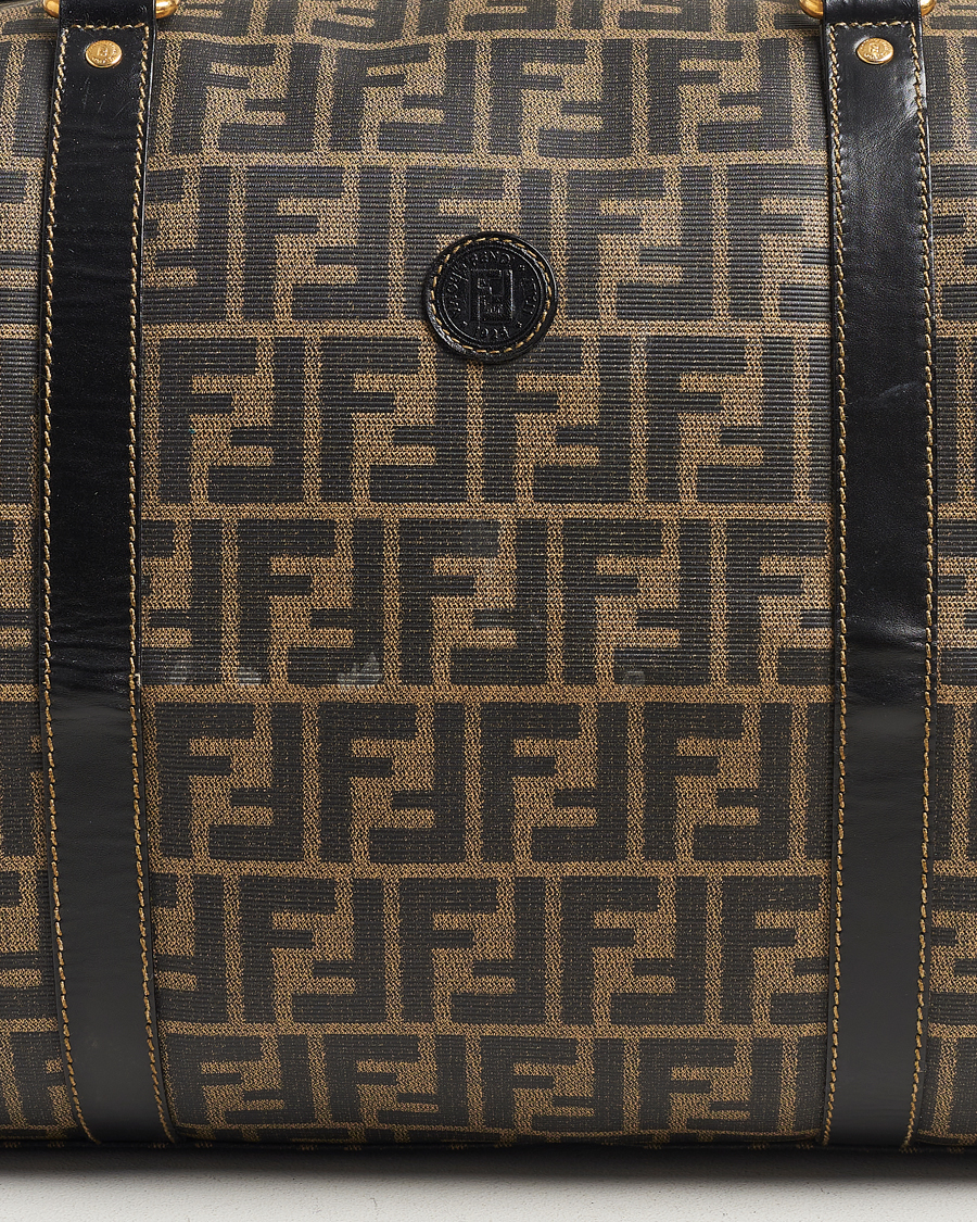 Herre | Fendi Pre-Owned Boston Duffle Bag Zucca Pattern | Fendi Pre-Owned | Boston Duffle Bag Zucca Pattern