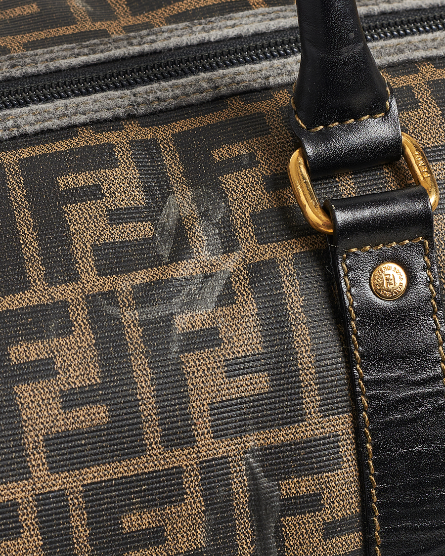 Herre | Fendi Pre-Owned Boston Duffle Bag Zucca Pattern | Fendi Pre-Owned | Boston Duffle Bag Zucca Pattern