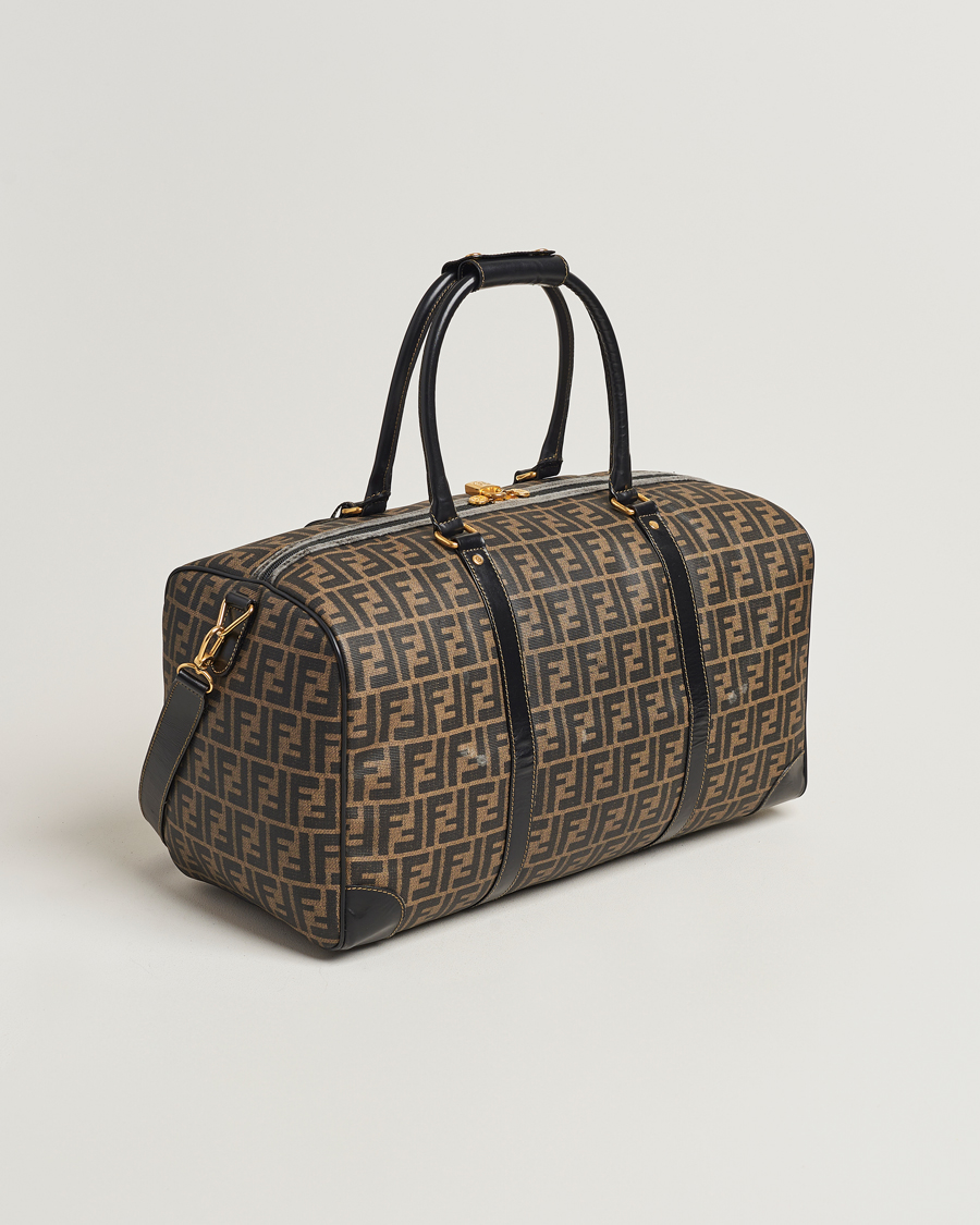 Herre | Fendi Pre-Owned Boston Duffle Bag Zucca Pattern | Fendi Pre-Owned | Boston Duffle Bag Zucca Pattern