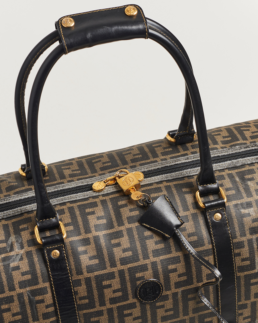 Herre | Fendi Pre-Owned Boston Duffle Bag Zucca Pattern | Fendi Pre-Owned | Boston Duffle Bag Zucca Pattern