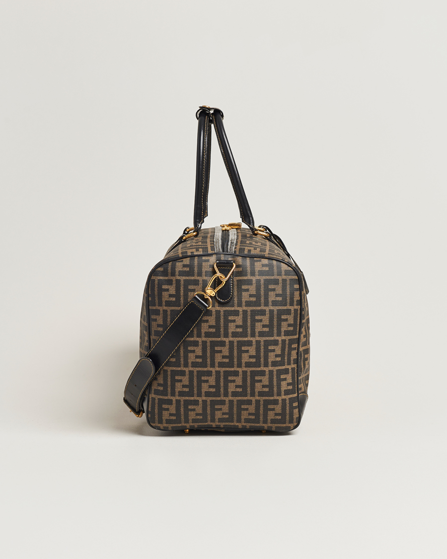Herre | Fendi Pre-Owned Boston Duffle Bag Zucca Pattern | Fendi Pre-Owned | Boston Duffle Bag Zucca Pattern