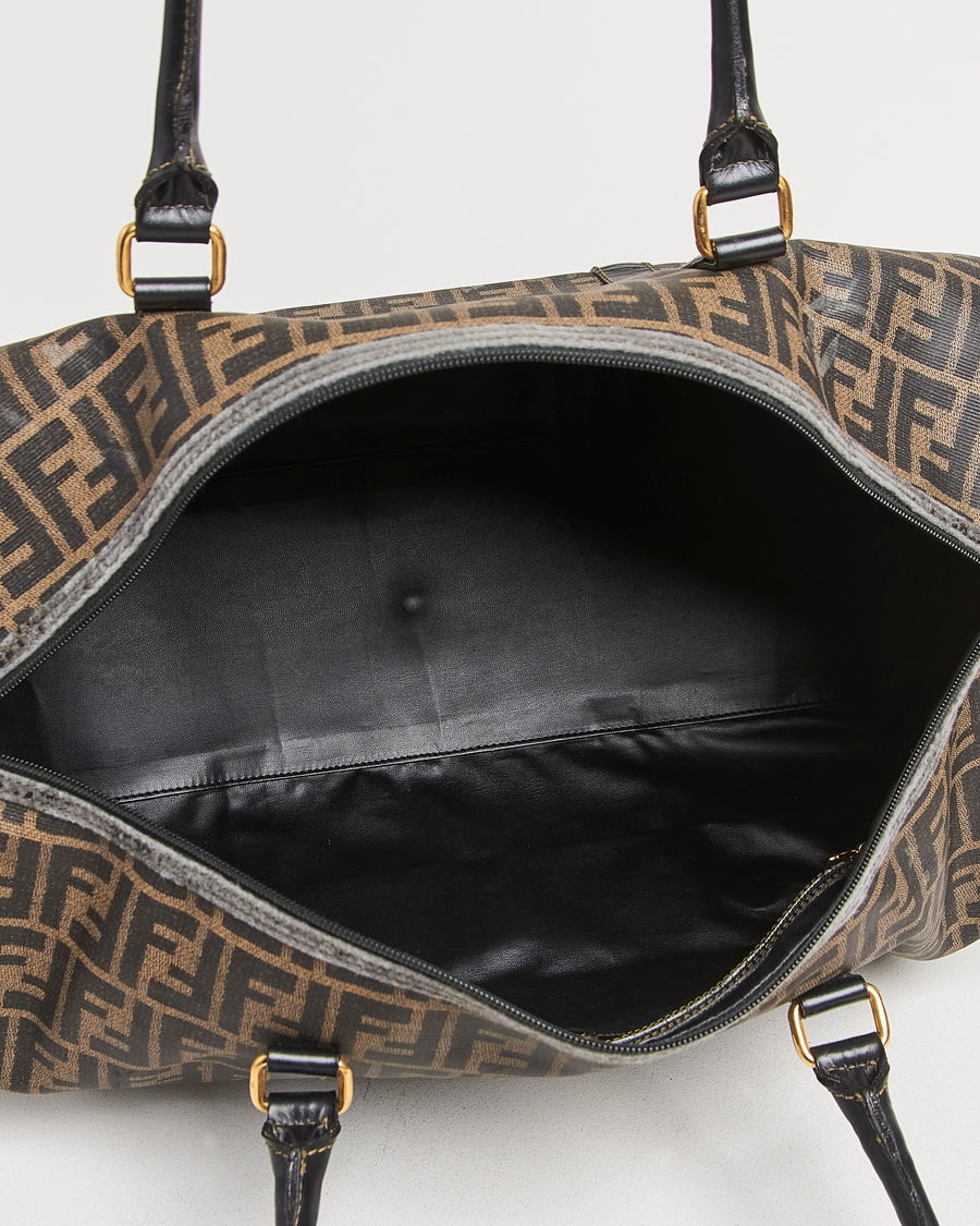Herre | Fendi Pre-Owned Boston Duffle Bag Zucca Pattern | Fendi Pre-Owned | Boston Duffle Bag Zucca Pattern