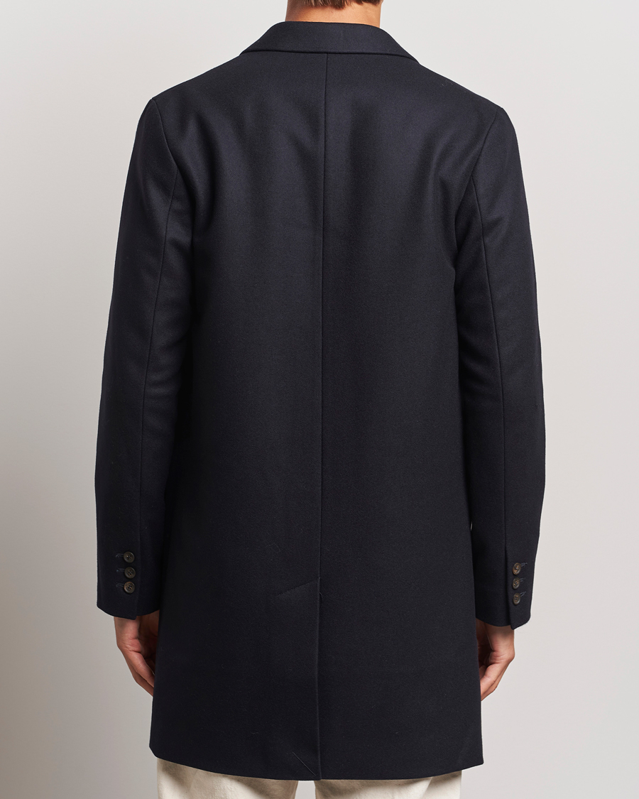Herre | Jakker | A.P.C. | Visconti Wool/Cashmere Coat Dark Blue
