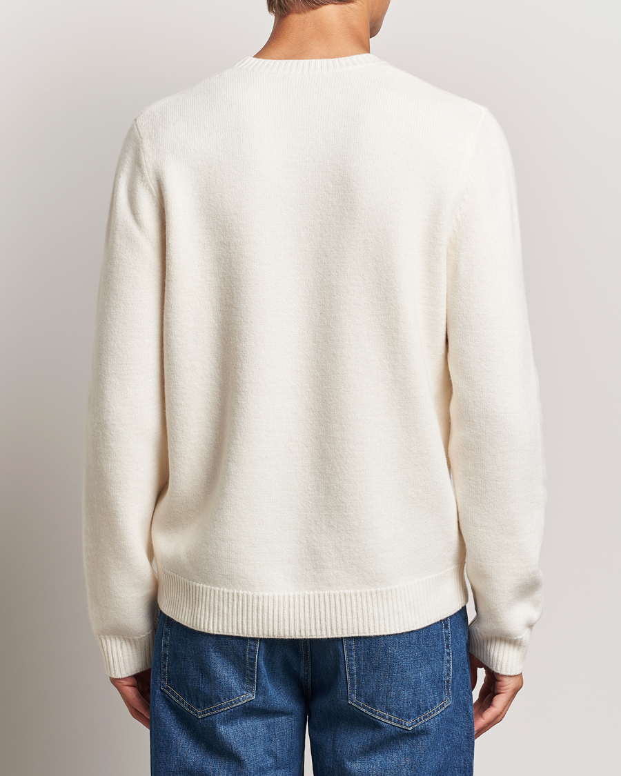 Herre | Gensere | A.P.C. | Edward Merino Wool Sweater Ecru