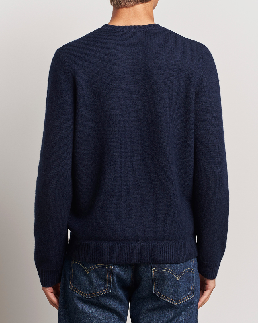 Herre | Gensere | A.P.C. | Edward Merino Wool Sweater Dark Navy