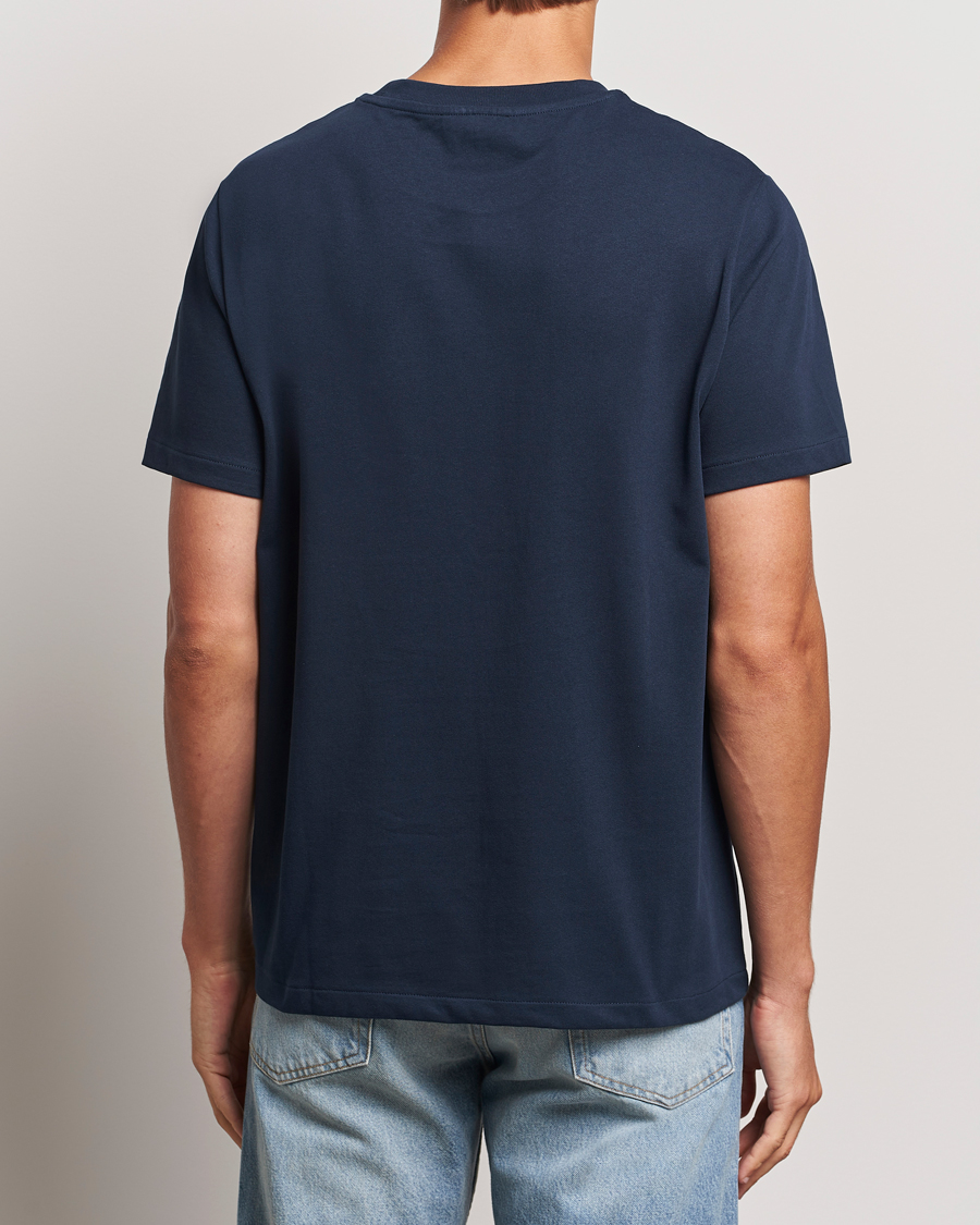 Herre | T-Shirts | A.P.C. | Rue Madame T-Shirt Dark Navy/Ecru