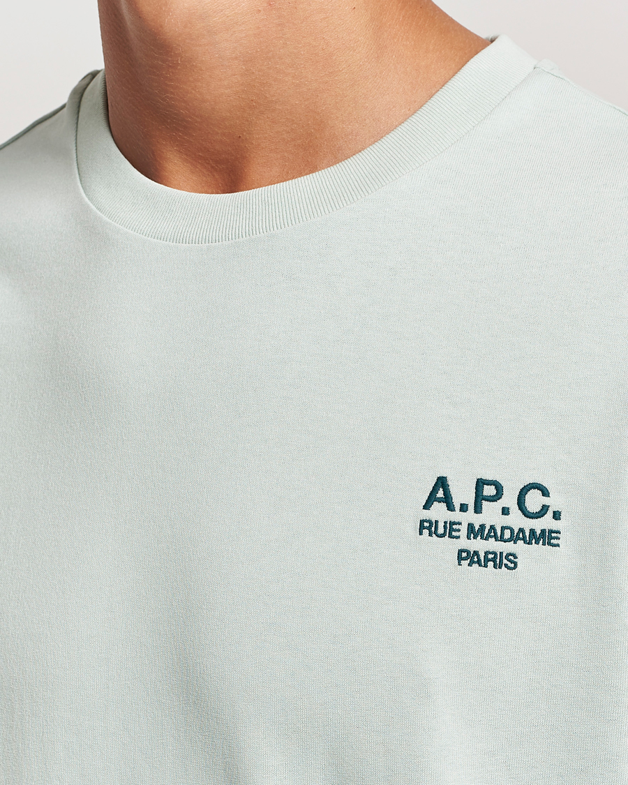 Herre | T-Shirts | A.P.C. | Rue Madame T-Shirt Light Green