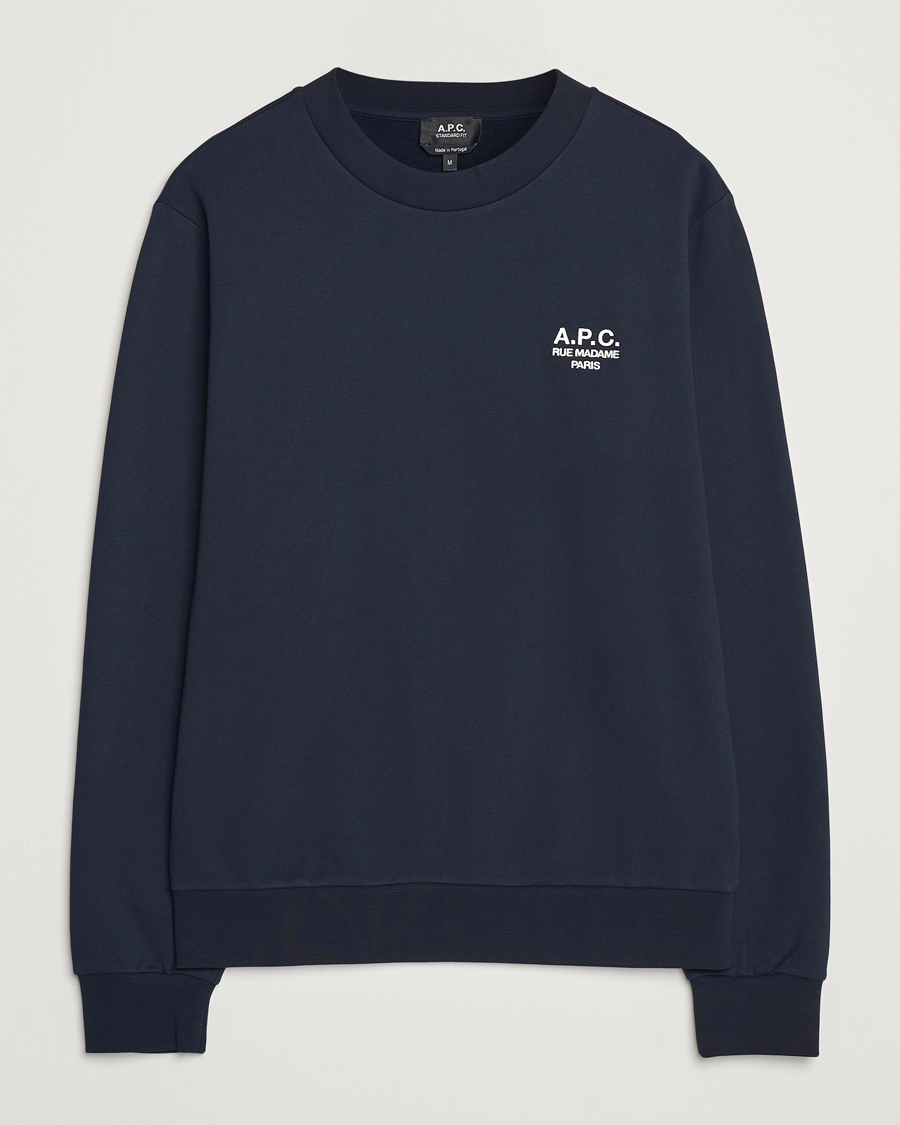 Herre | Gensere | A.P.C. | Rue Madame Sweatshirt Dark Navy