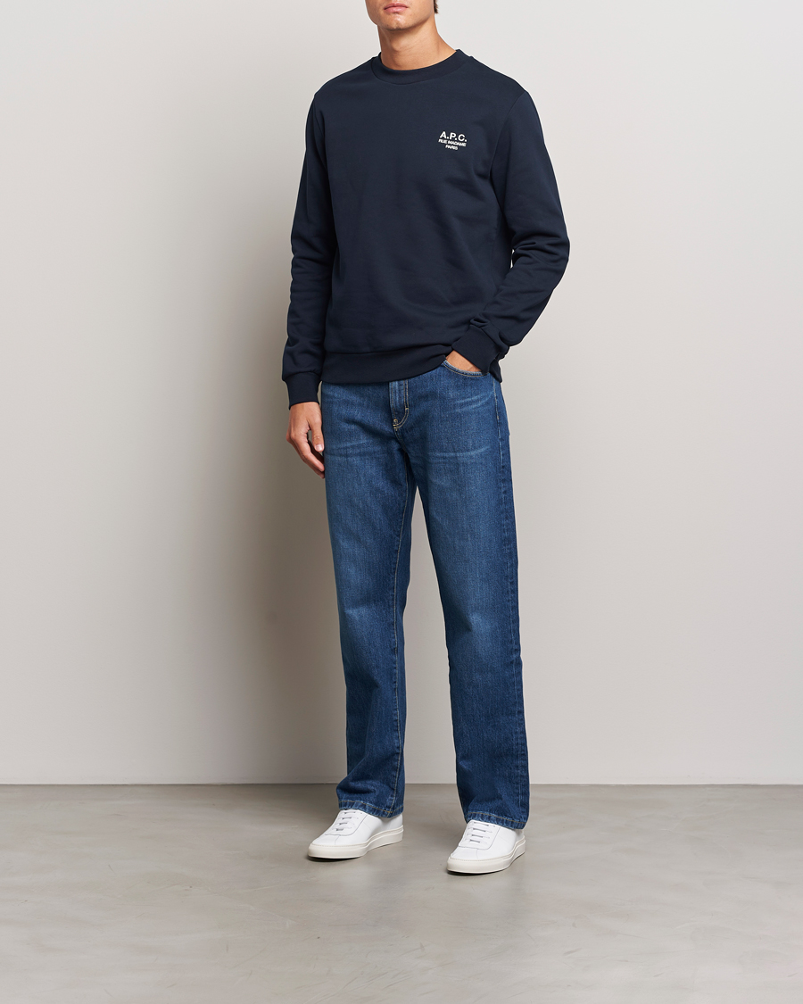 Herre | Gensere | A.P.C. | Rue Madame Sweatshirt Dark Navy