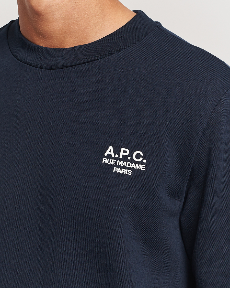 Herre | Gensere | A.P.C. | Rue Madame Sweatshirt Dark Navy