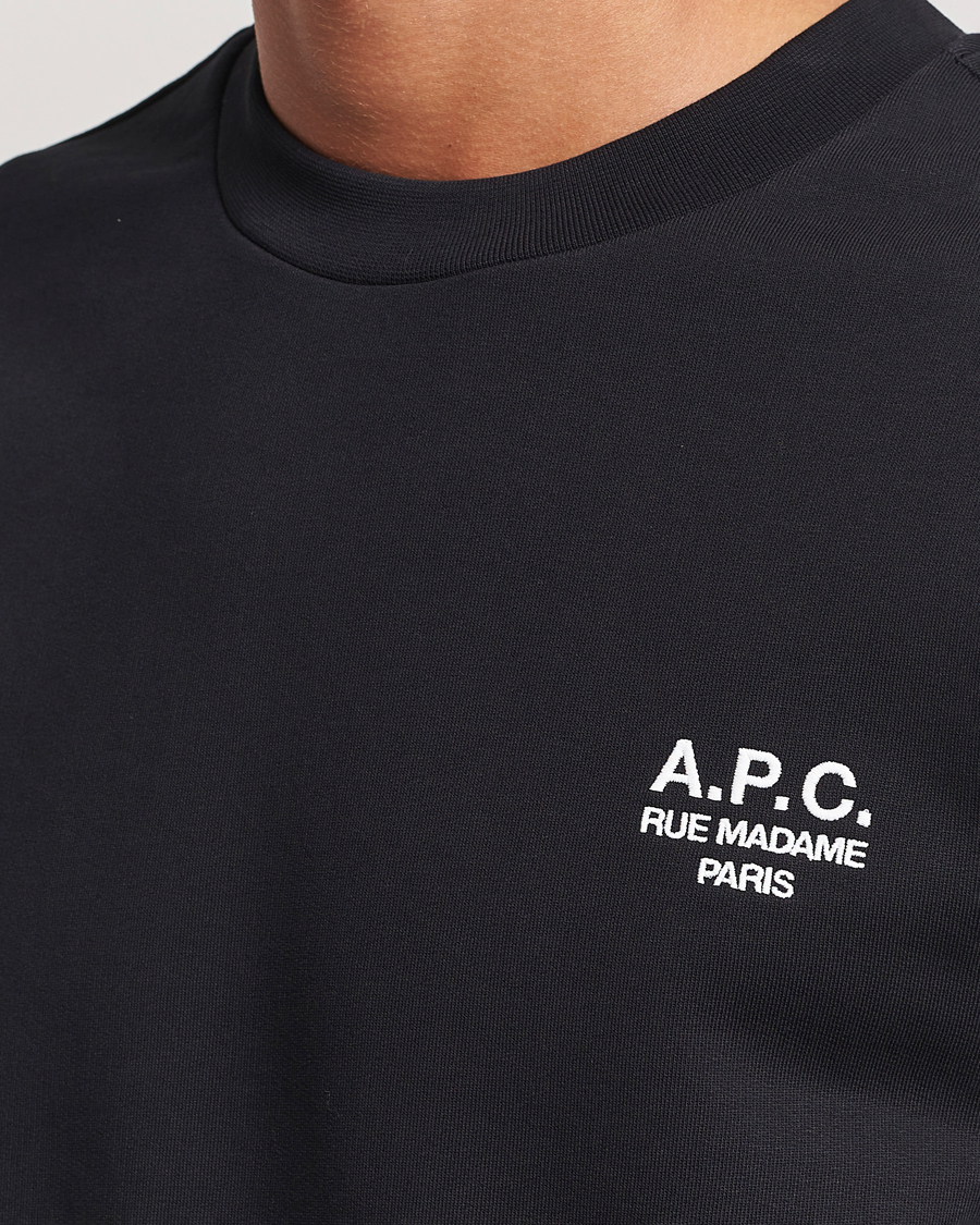 Herre | Gensere | A.P.C. | Rue Madame Sweatshirt Black/White