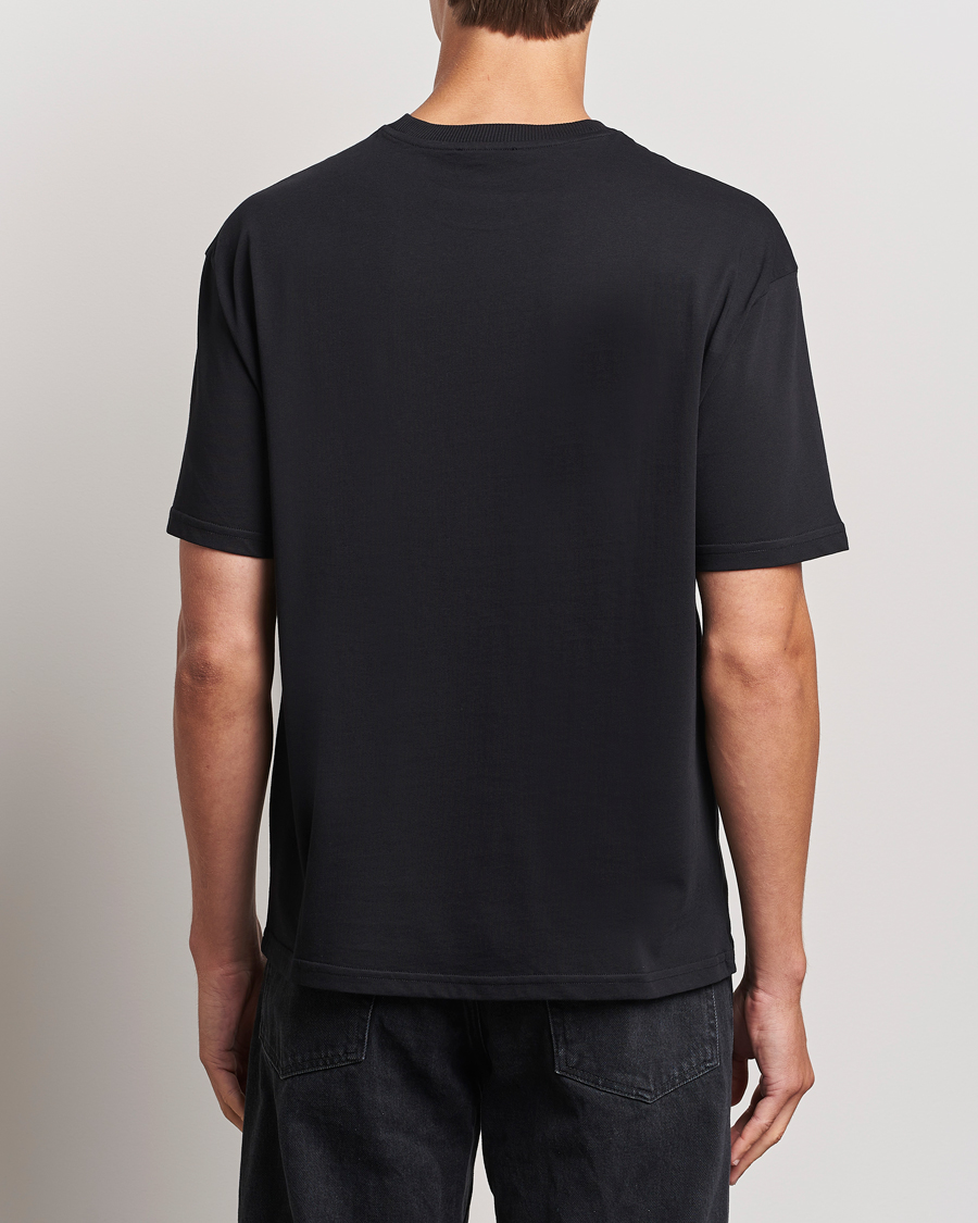 Herre | T-Shirts | A.P.C. | Boxy Micro Center Logo T-Shirt Black