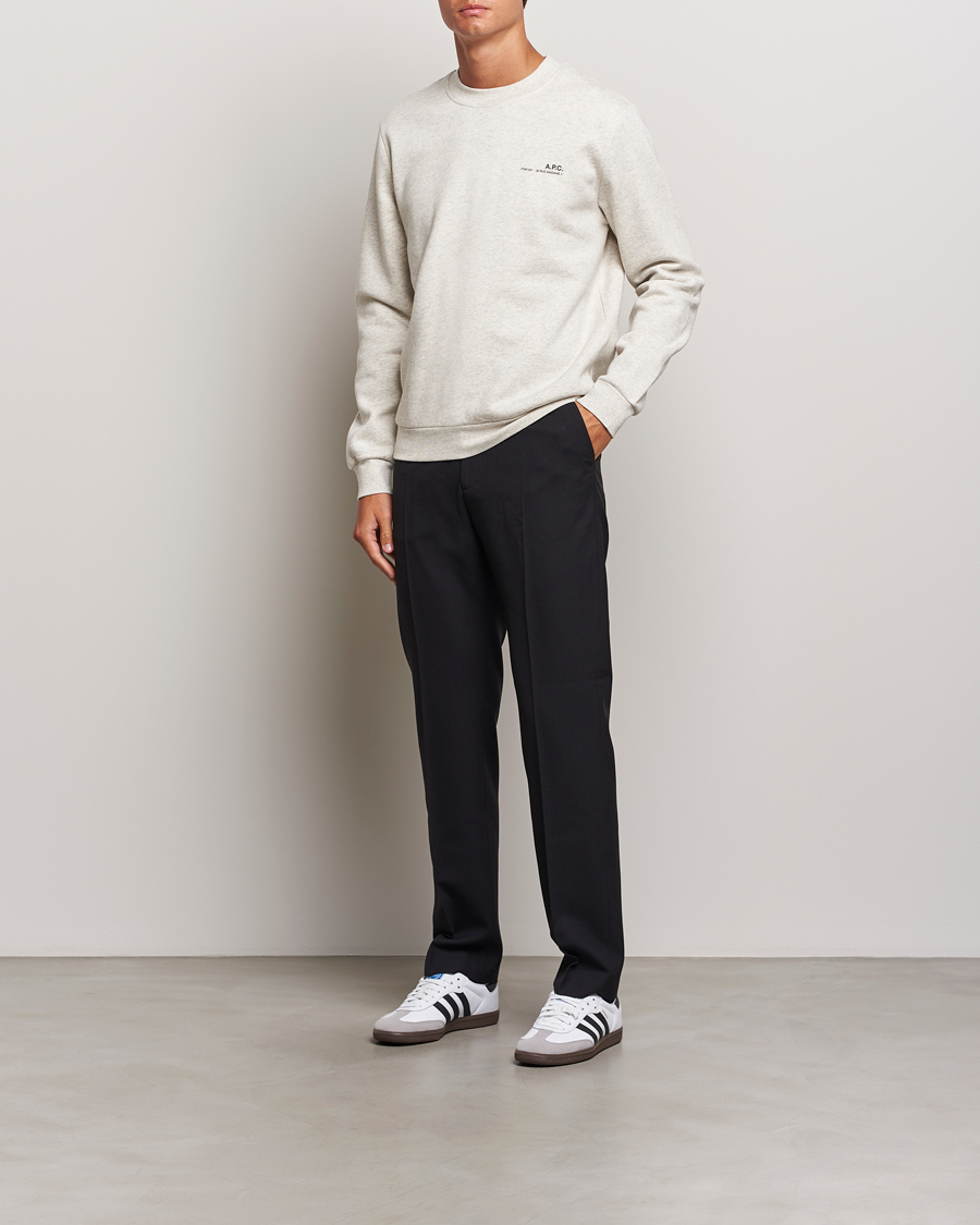 Herre | Gensere | A.P.C. | Item Sweatshirt Ecru Chine