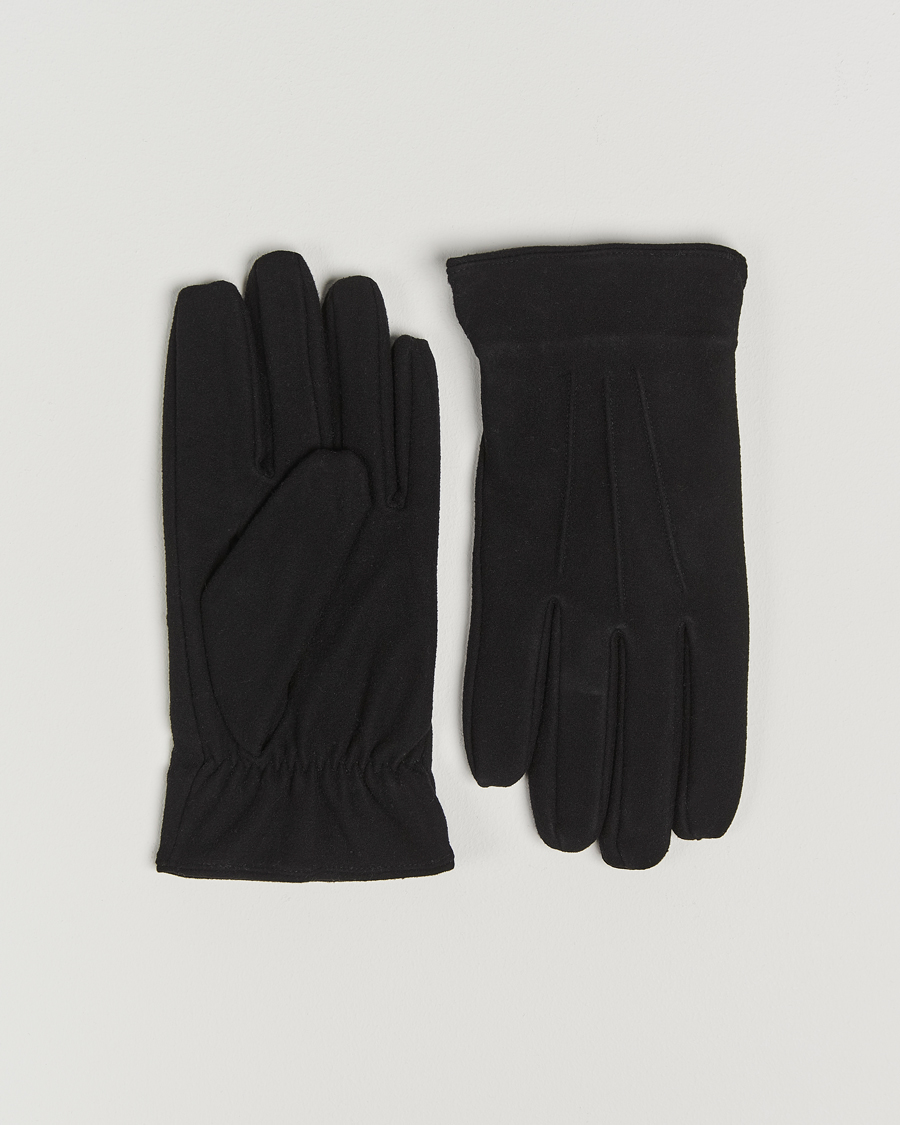 Herre | Hansker | Amanda Christensen | Lined Wool Gloves Black