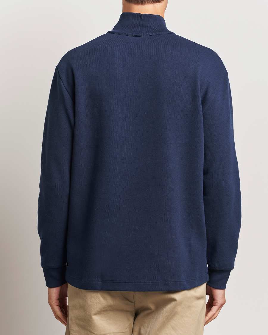 Herre | Gensere | Armor-lux | Camionneur Cotton Half Zip Sweater Deep Marine