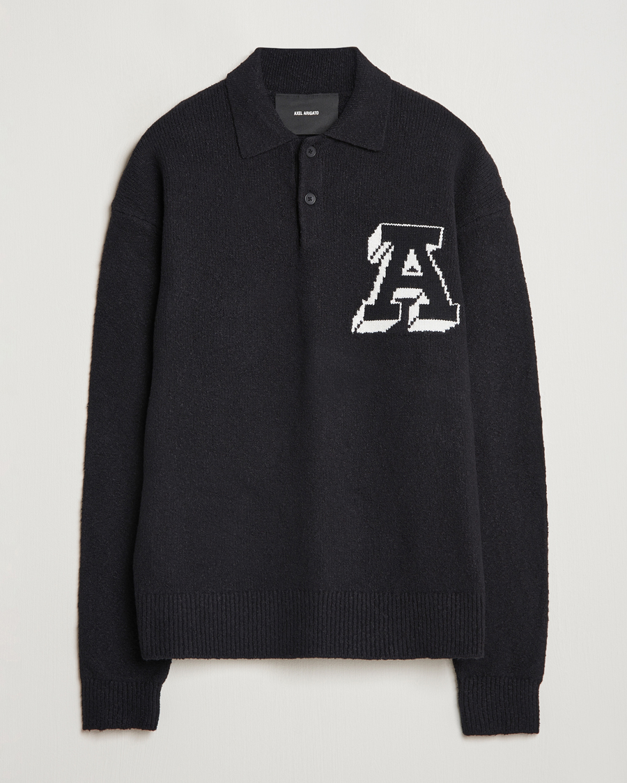 Herre | Gensere | Axel Arigato | Team Polo Sweater Black