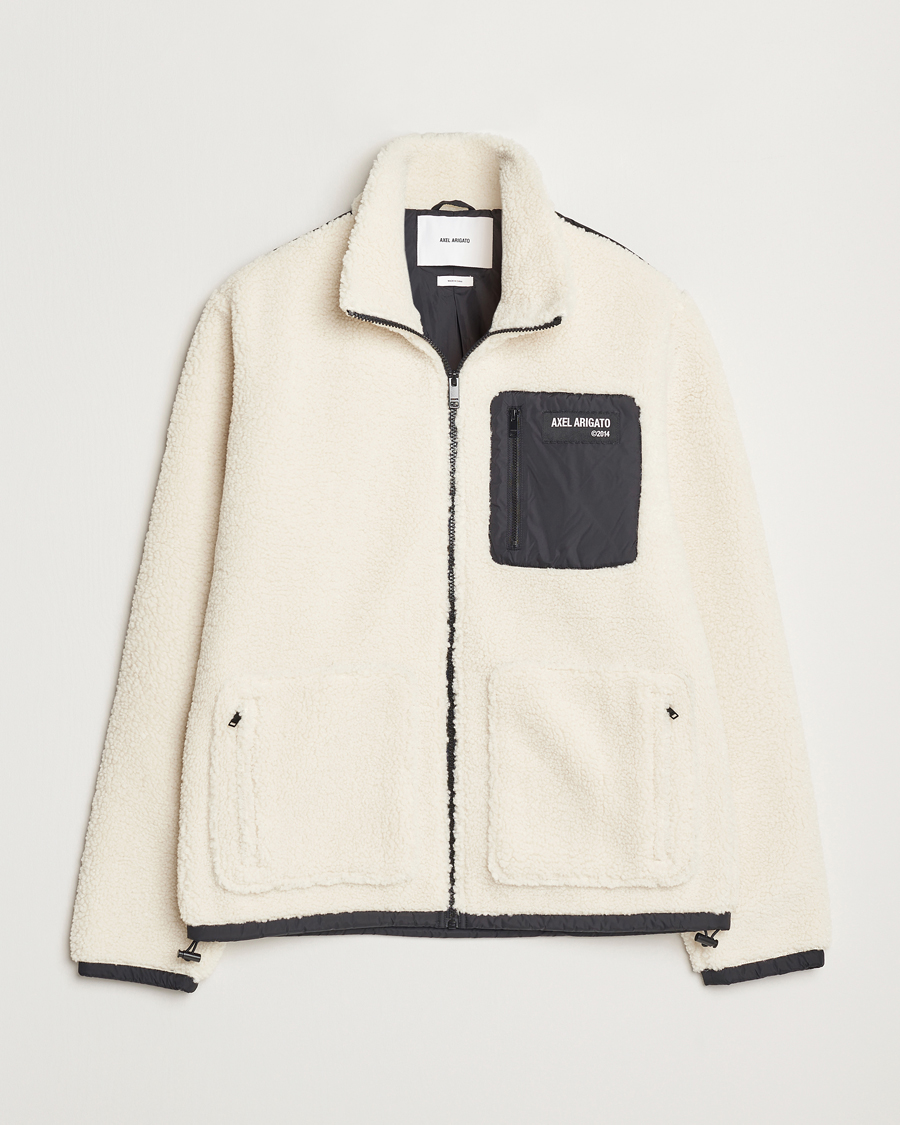 Herre | Gensere | Axel Arigato | Billie Fleece Jacket Ecru