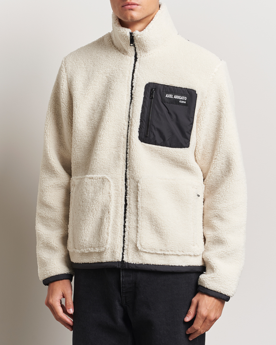 Herre | Gensere | Axel Arigato | Billie Fleece Jacket Ecru