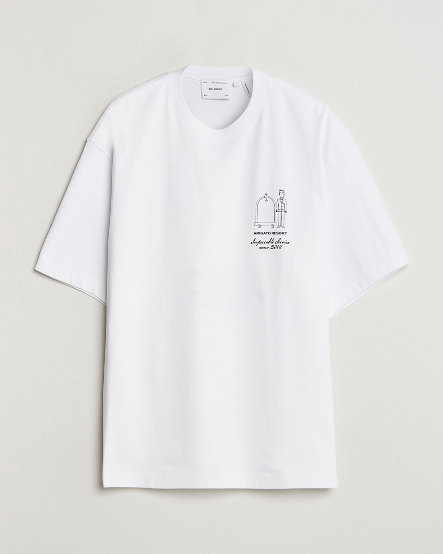 Herre | T-Shirts | Axel Arigato | Resort T-Shirt White