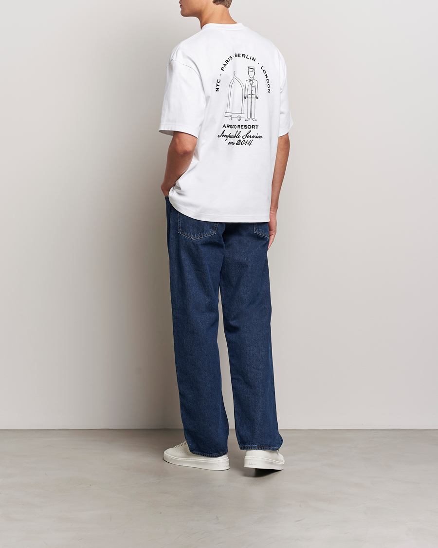 Herre | T-Shirts | Axel Arigato | Resort T-Shirt White